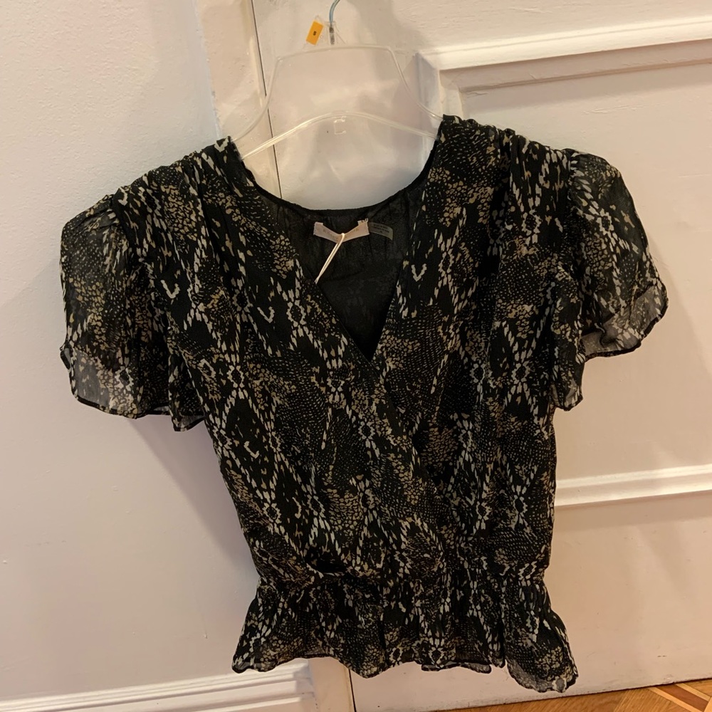 NWT RAMY BROOK Printed Eleanor top